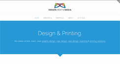 Desktop Screenshot of designcreativemedia.com